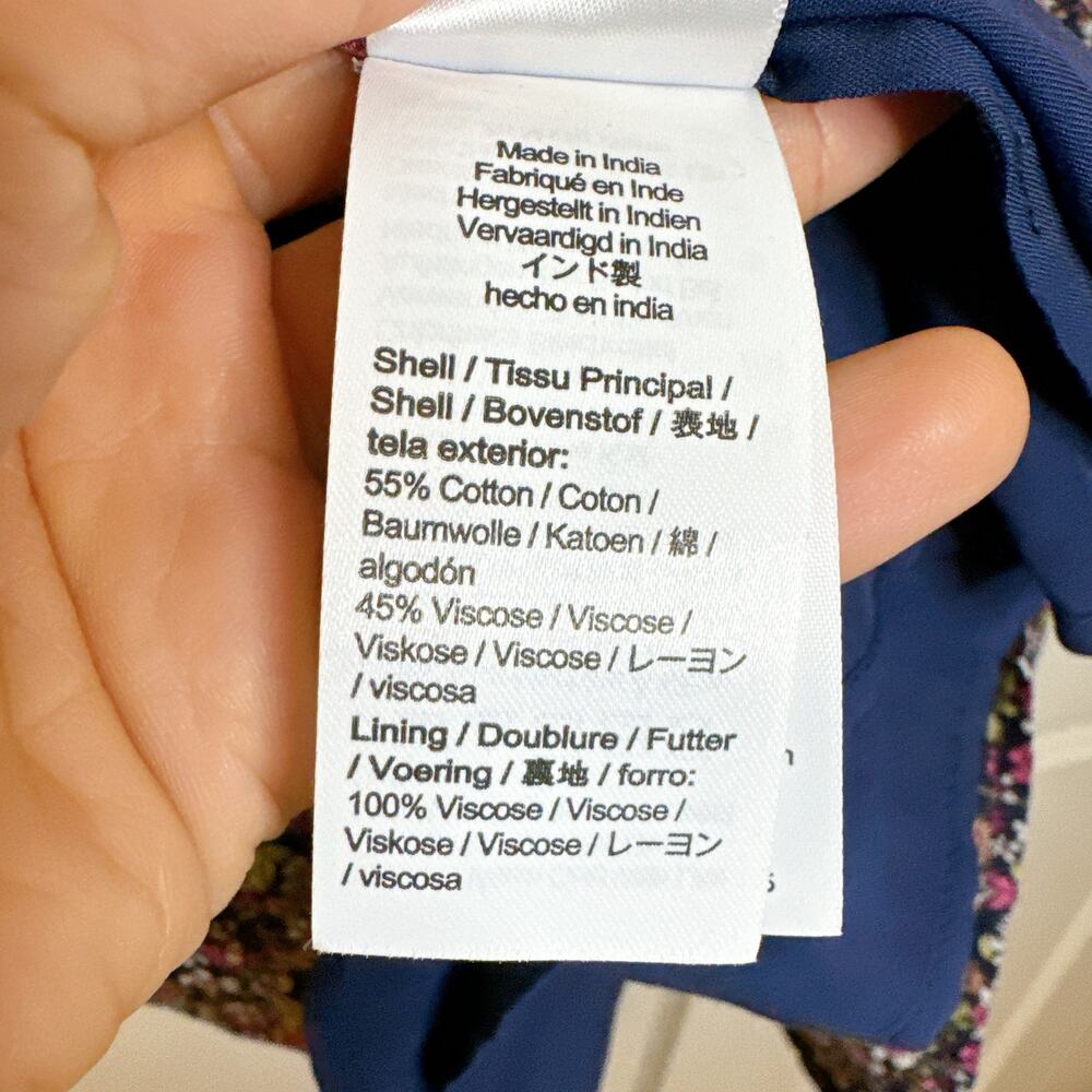 J.CREW -NWT- Button-Up Mini Dress Ditsy Floral Sunny Meadows | Small - Picture 13 of 15